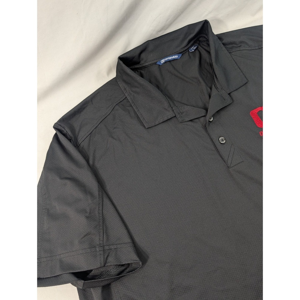 Cutter & Buck Black OU Univ Of Oklahoma Sooners Golf Polo Shirt 3XL